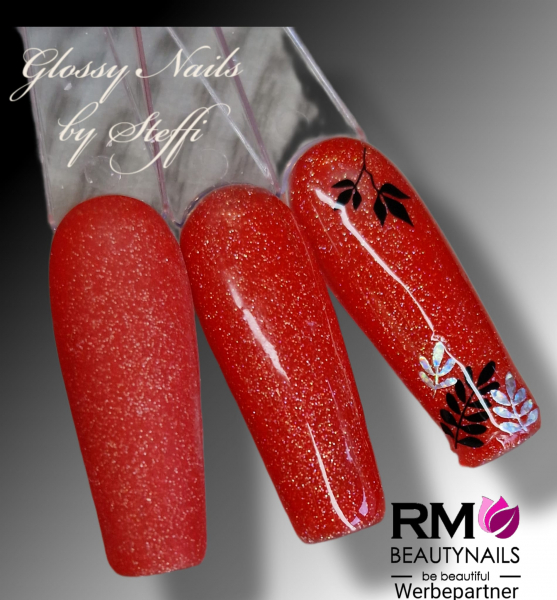 UV Polish Simply Lac Red Rainbow Red RM Beautynails